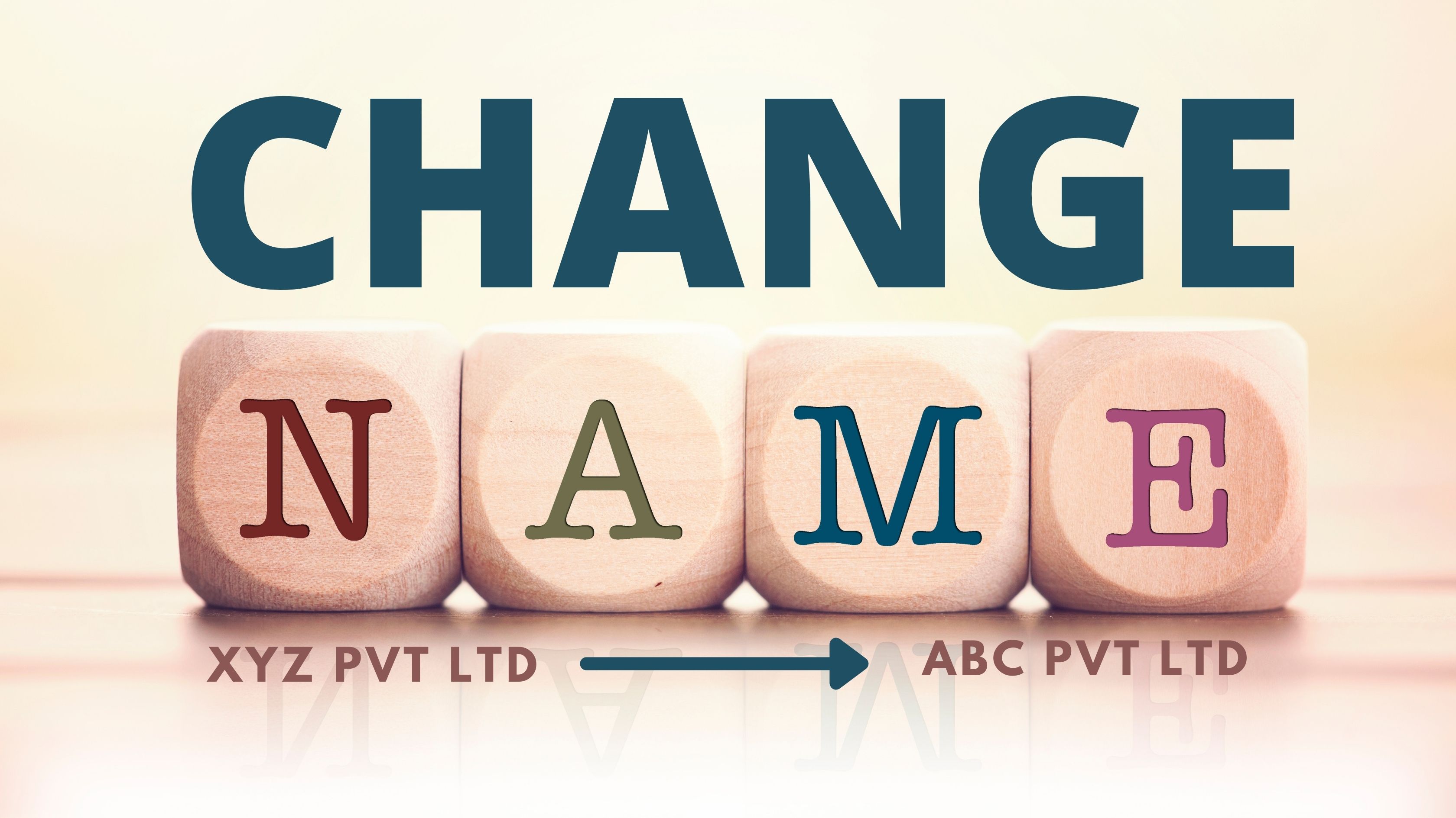 Change Name of the company